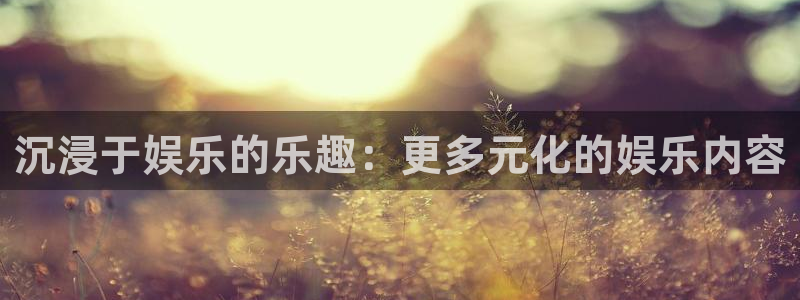 彩易通手机版官网：沉浸于娱乐的乐趣：更多元化的娱乐内容